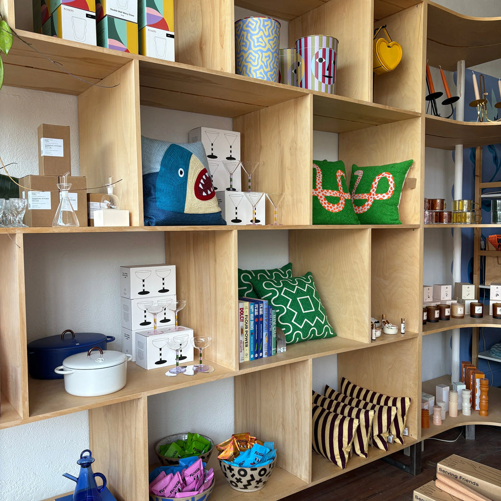 Lorien Stern - Hello Shark Throw Pillow - Shop Duet