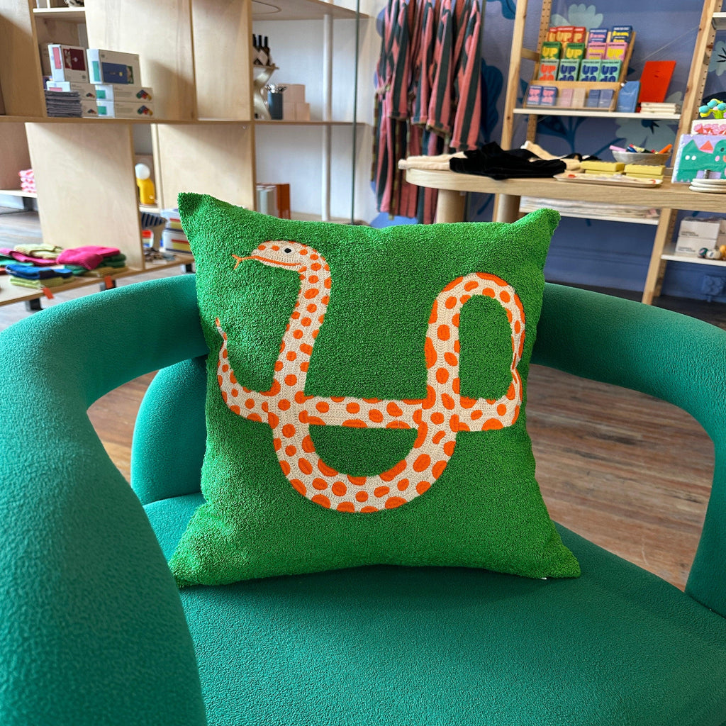 Lorien Stern - Snake at the Park Pillow Case - Shop Duet