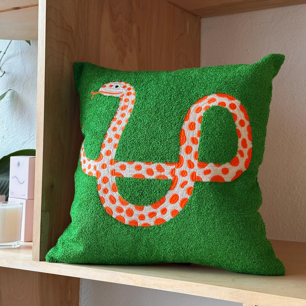 Lorien Stern - Snake at the Park Pillow Case - Shop Duet