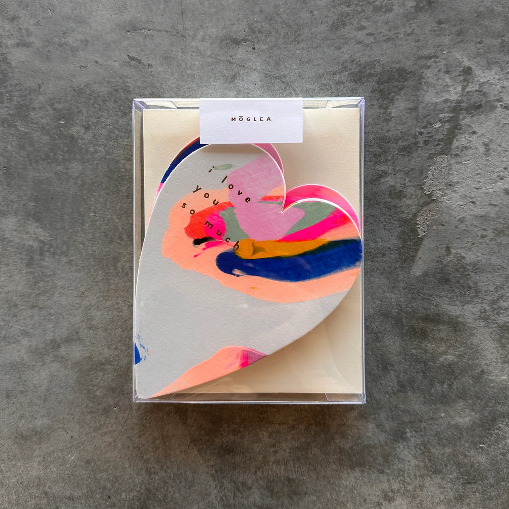 Moglea - Rainbow Heart Card Set - Shop Duet