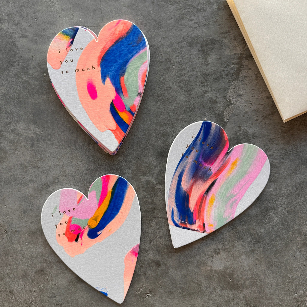 Moglea - Rainbow Heart Card Set - Shop Duet