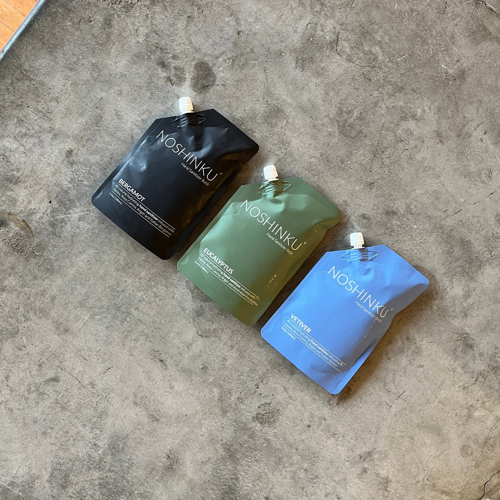 Noshinku - Bergamot Nourishing Sanitizer Refill Pouch - Shop Duet