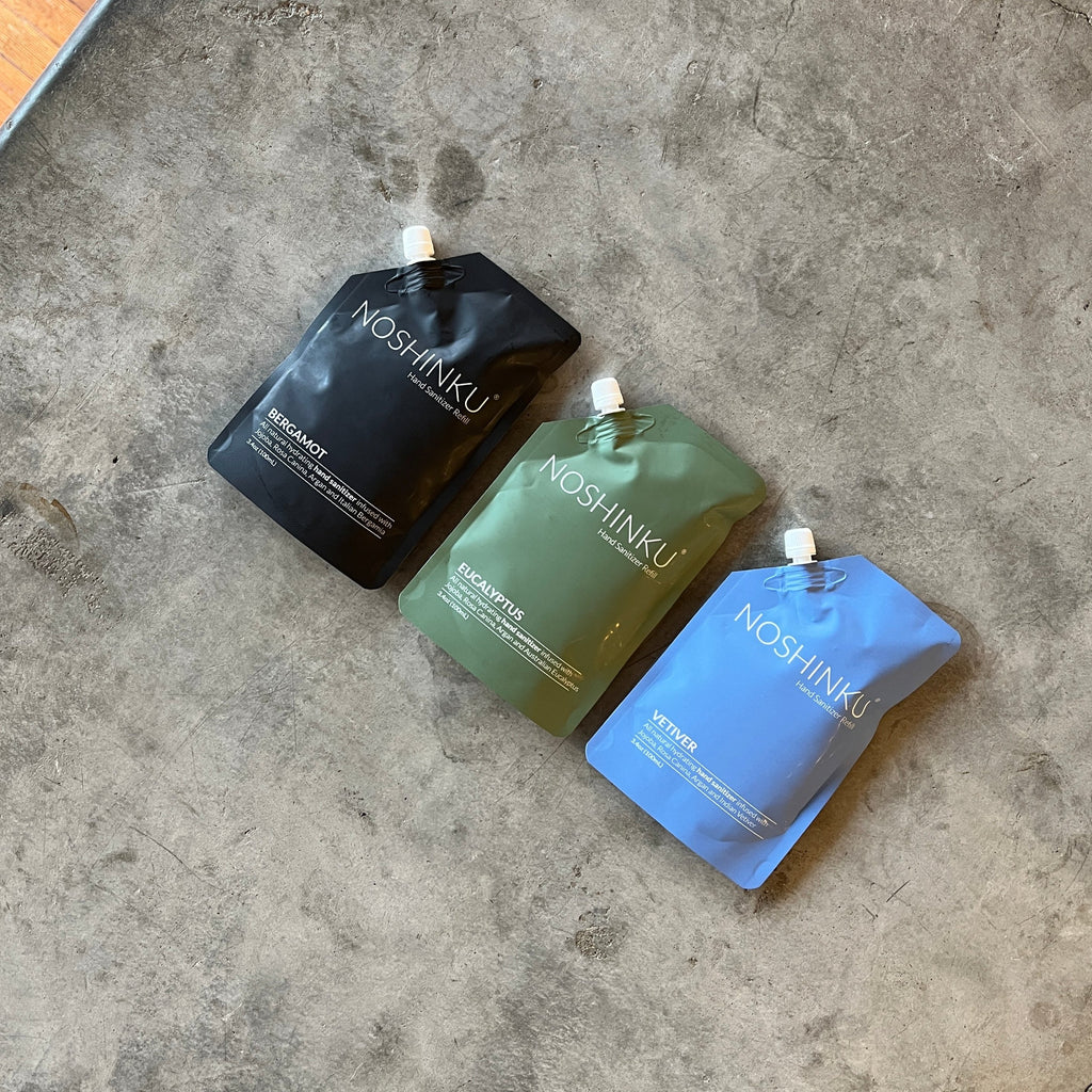 Noshinku - Vetiver Nourishing Sanitizer Refill Pouch - Shop Duet