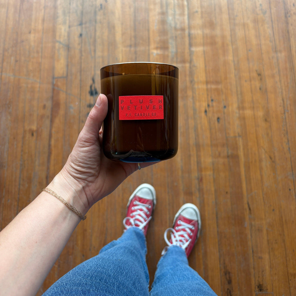 P.F. Candle Co. - Plush Vetiver Hi-Fi Candle - Shop Duet