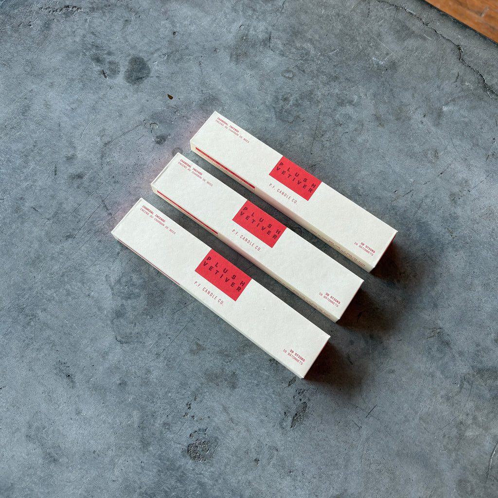 P.F. Candle Co. - Plush Vetiver Hi-Fi Incense Sticks - Shop Duet
