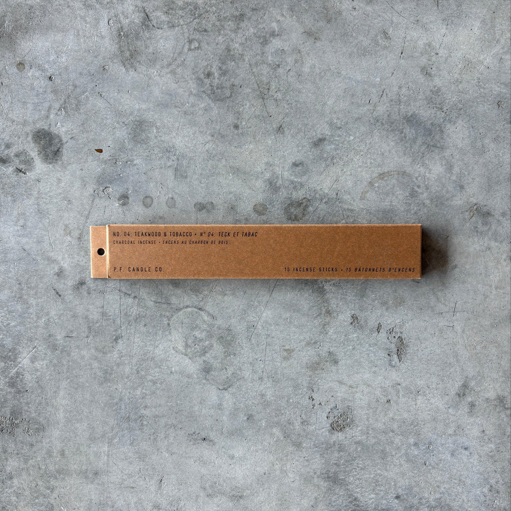 P.F. Candle Co. - Teakwood & Tobacco Incense Sticks - Shop Duet