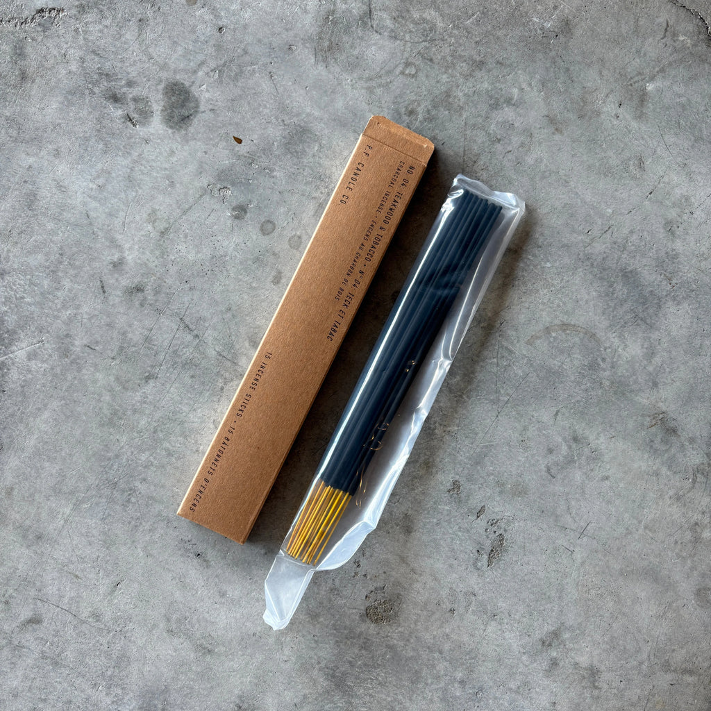 P.F. Candle Co. - Teakwood & Tobacco Incense Sticks - Shop Duet