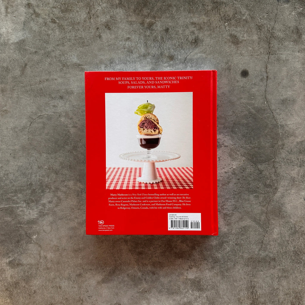 Penguin Random House - Matty Matheson Soups, Salads, Sandwiches Book - Shop Duet