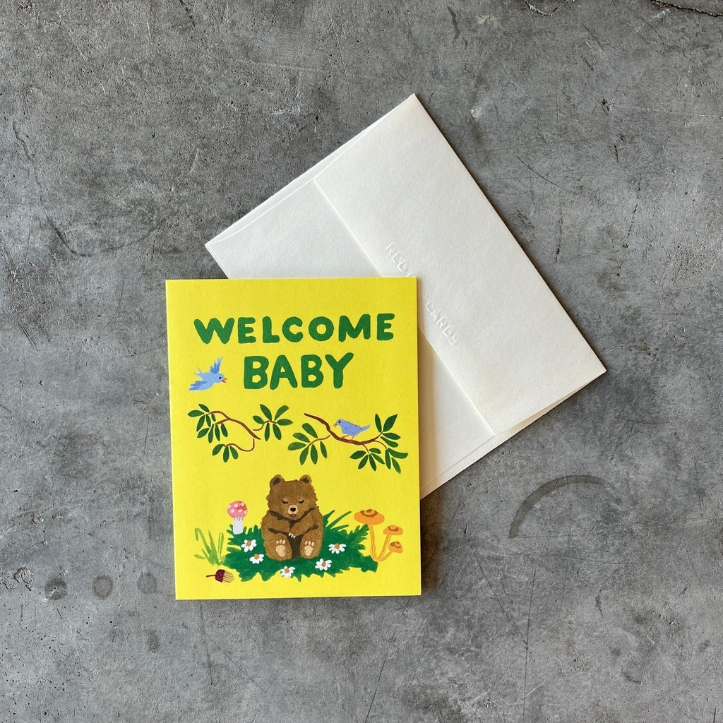 Red Cap Cards - Baby Cub Greeting Card - Shop Duet