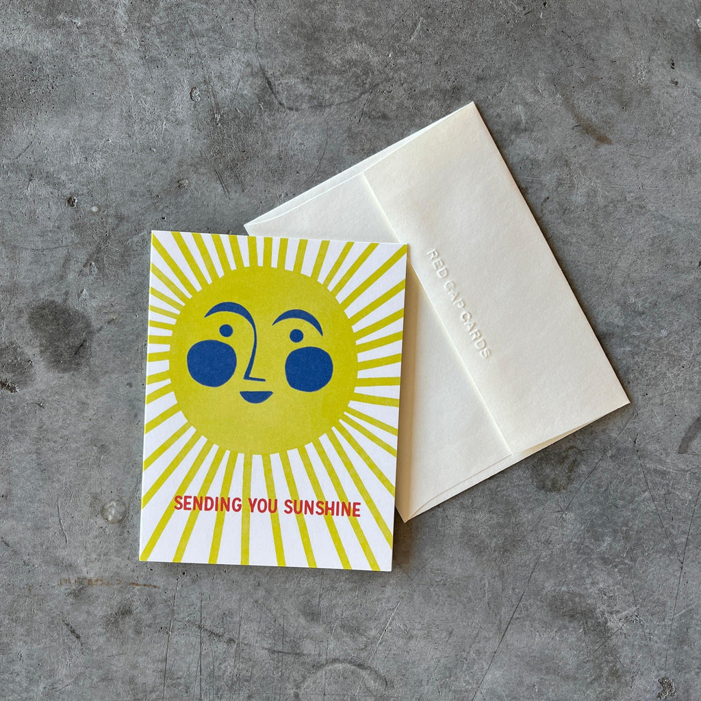 Red Cap Cards - Big Sunshine Encouragement Greeting Card - Shop Duet