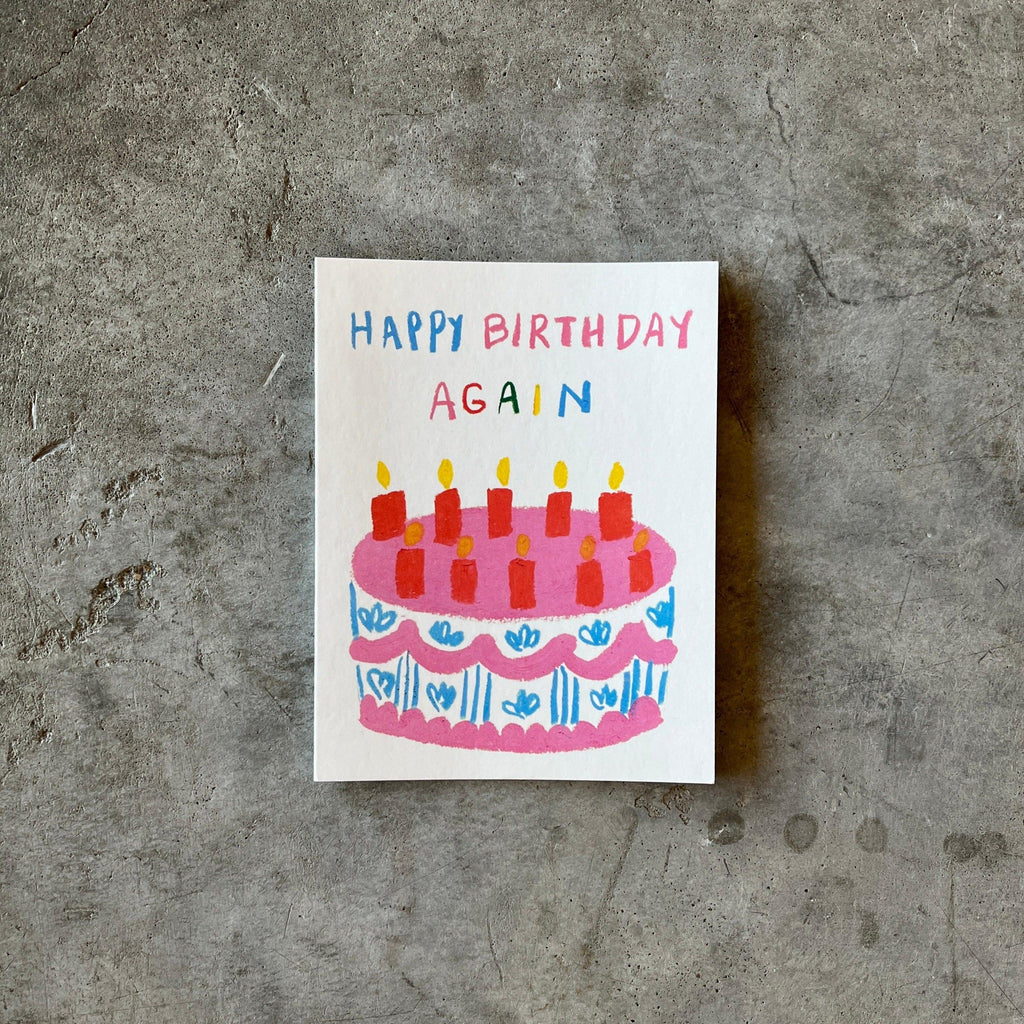 Red Cap Cards - Birthday Again Birthday Greeting Card - Shop Duet