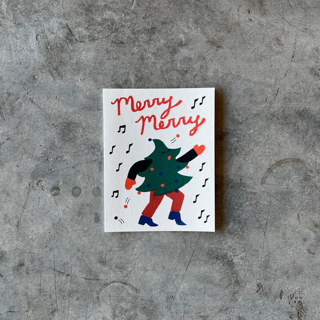 Red Cap Cards - Dancing Tree Holiday Greeting Card Boxed Set - Shop Duet