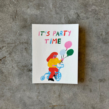 Red Cap Cards - Party Time Tricycle Birthday Greeting Card - Shop Duet