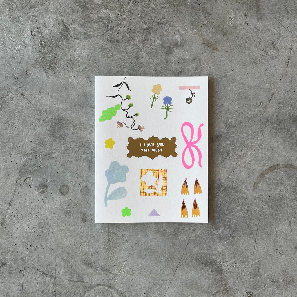 Red Cap Cards - Petals and Blooms Love Greeting Card - Shop Duet