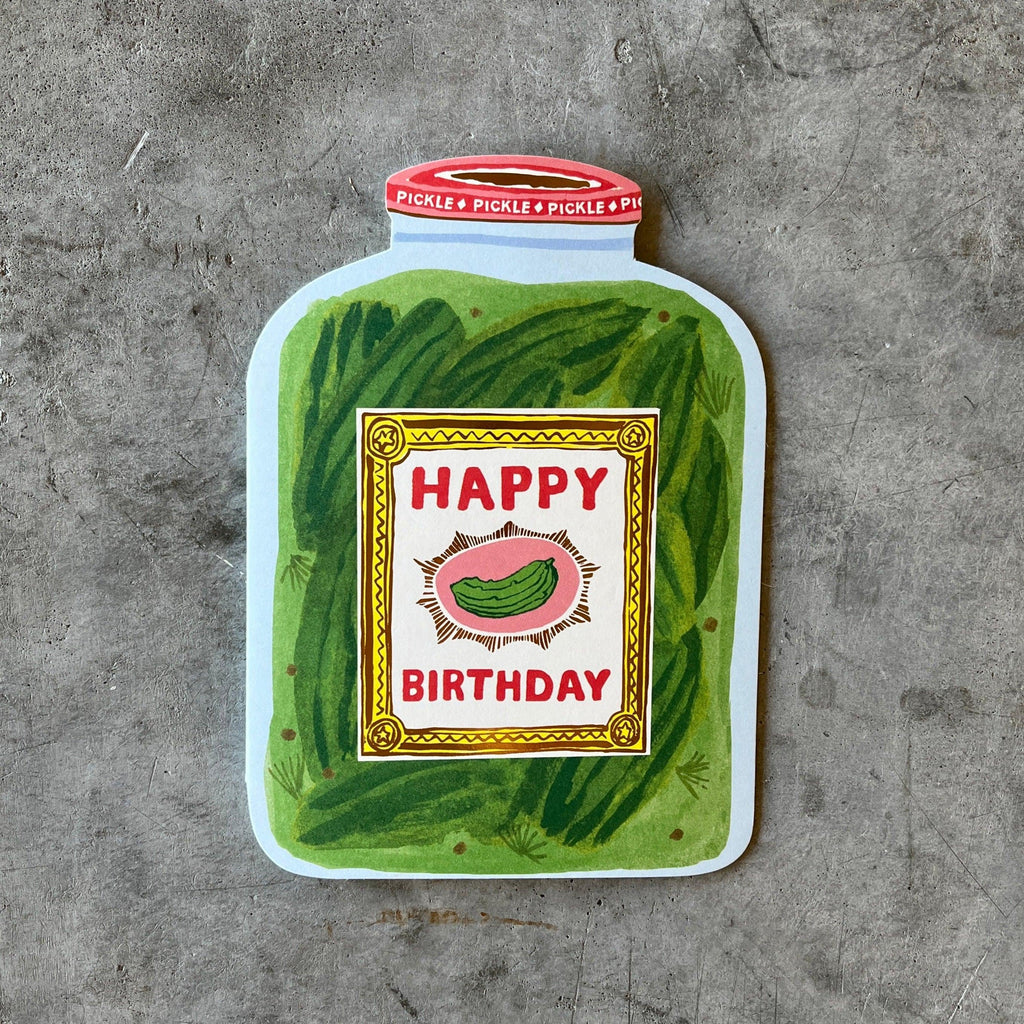 Red Cap Cards - Pickle Birthday Greeting Card - Shop Duet