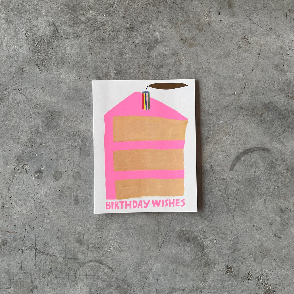 Red Cap Cards - Piece of Cake Birthday Greeting Card - Shop Duet