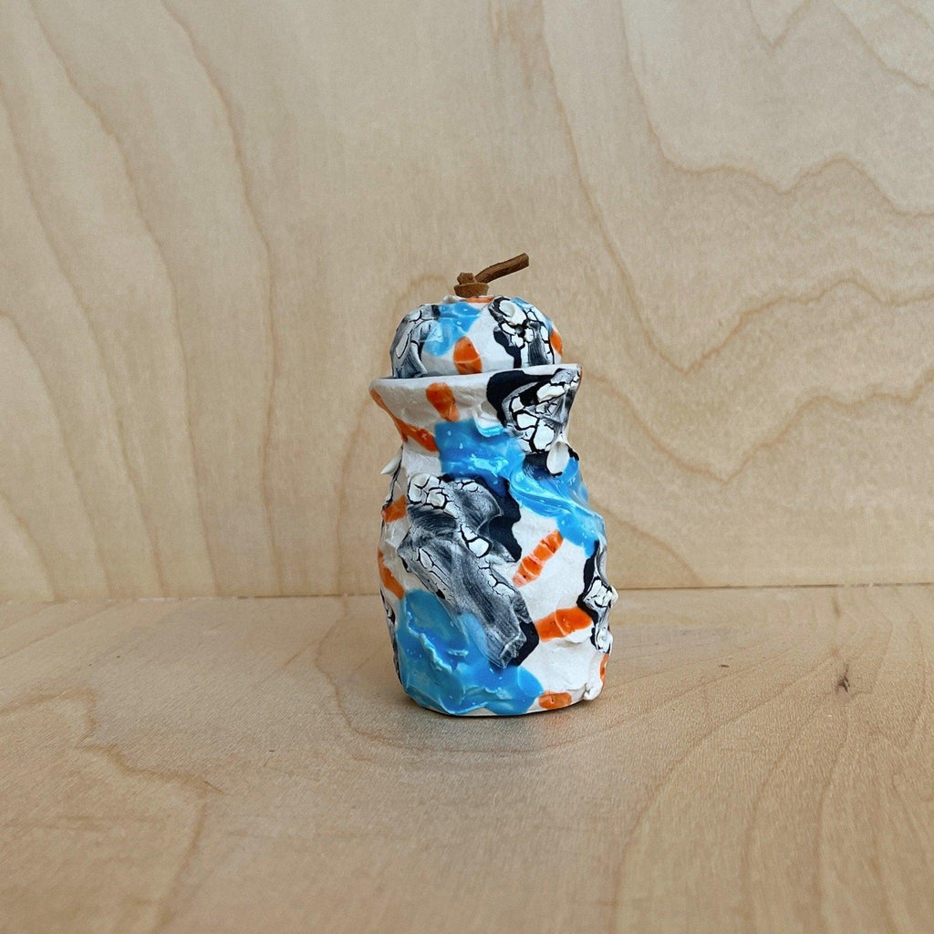 Small Ideas Studio - Stash Jar - White/Blue - Shop Duet
