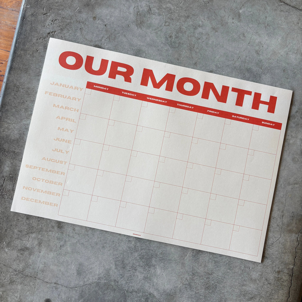 Sonderhaus - Month Planner Pad - Shop Duet