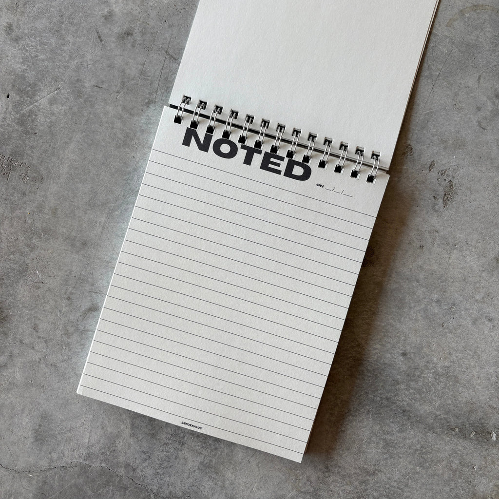 Sonderhaus - Noteworthy Spiral Notebook - Shop Duet