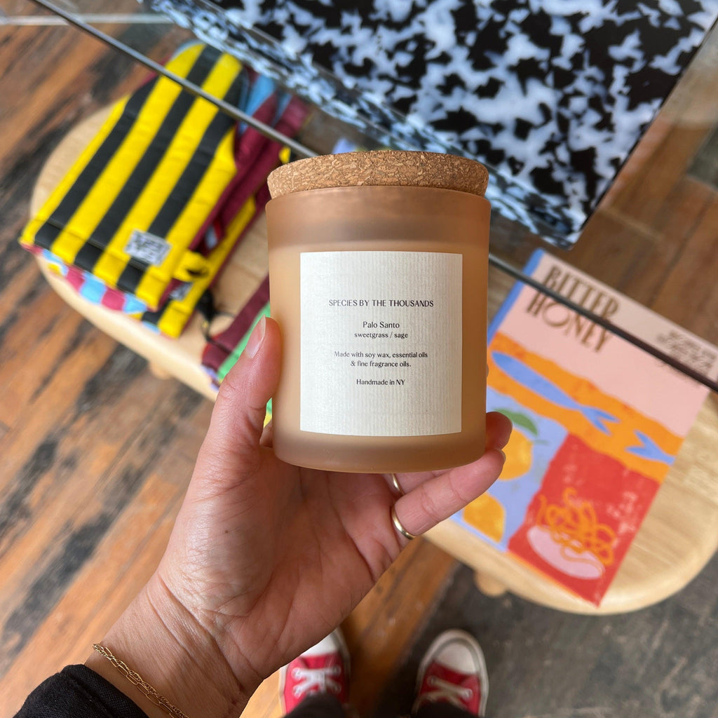 Species By The Thousands - Palo Santo Handcrafted Scented Soy Candle - Shop Duet