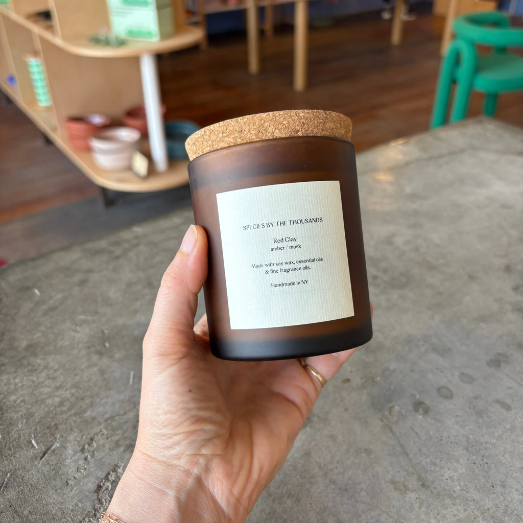 Species By The Thousands - Red Clay Handcrafted Scented Soy Candle - Shop Duet