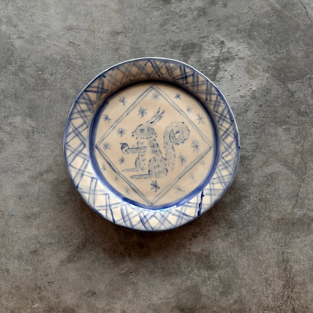 Steph Becker - Hand-Drawn Ceramic Plate - Shop Duet