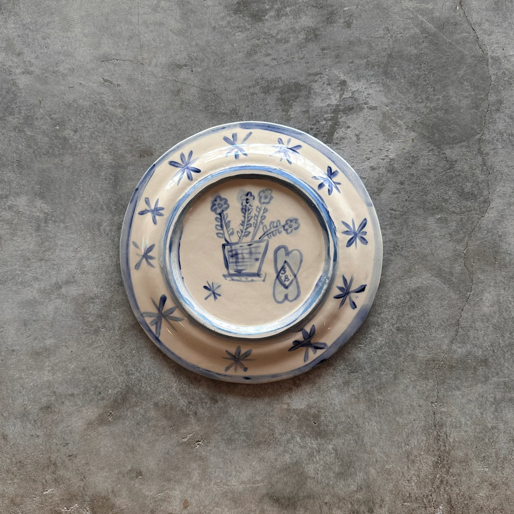 Steph Becker - Hand-Drawn Ceramic Plate - Shop Duet
