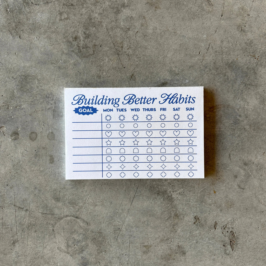 Sunthing Studio - Habit Tracker Notepad - Shop Duet