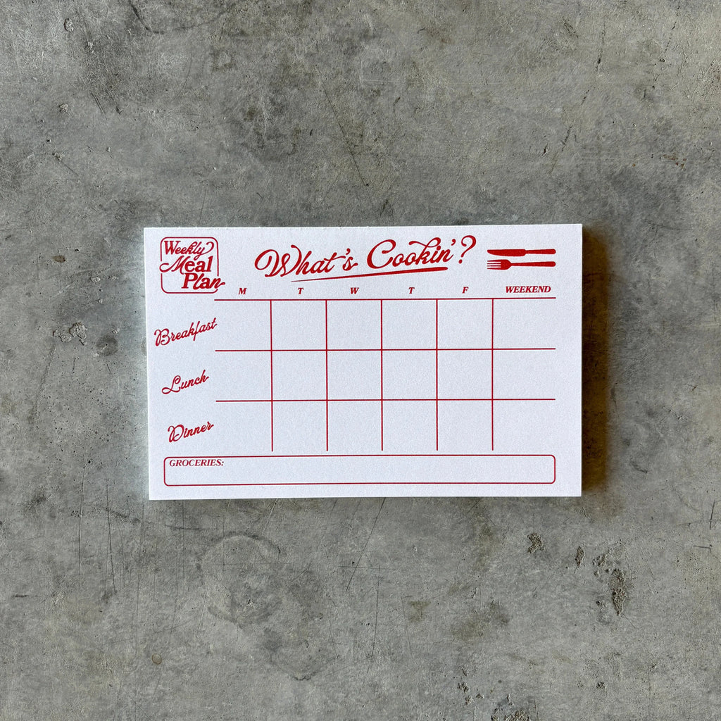 Sunthing Studio - Meal Prep Notepad - Shop Duet