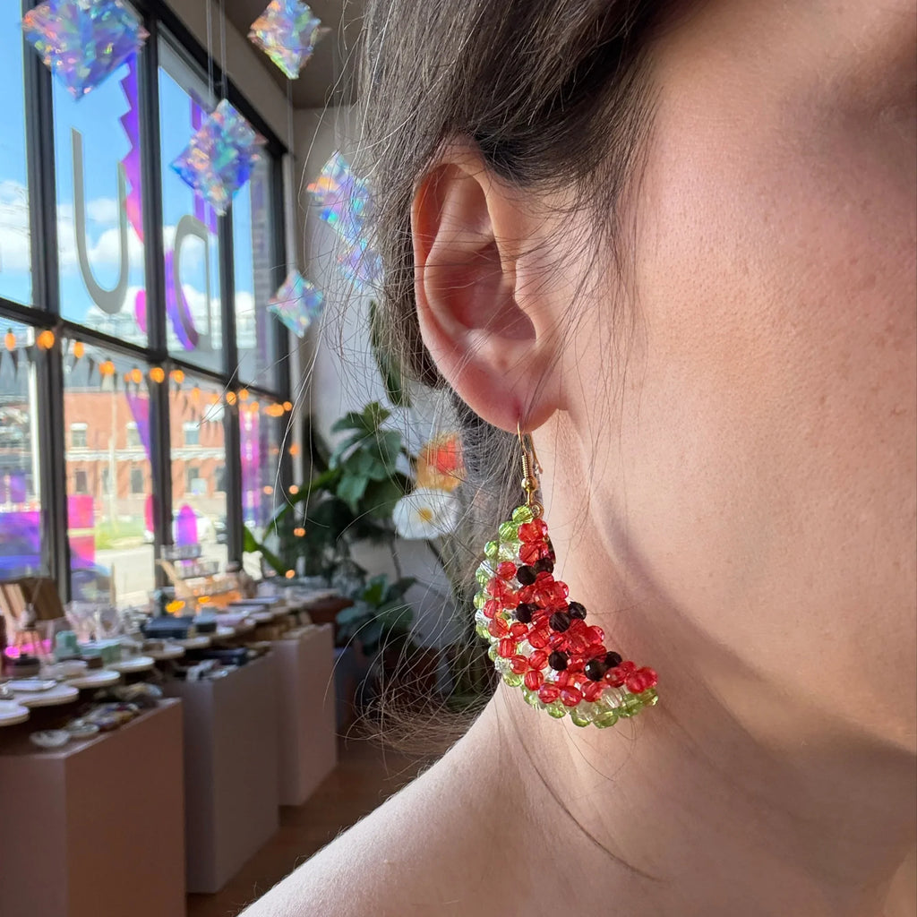 Susan Alexandra - Mini Watermelon Icey Fruit Earrings - Shop Duet