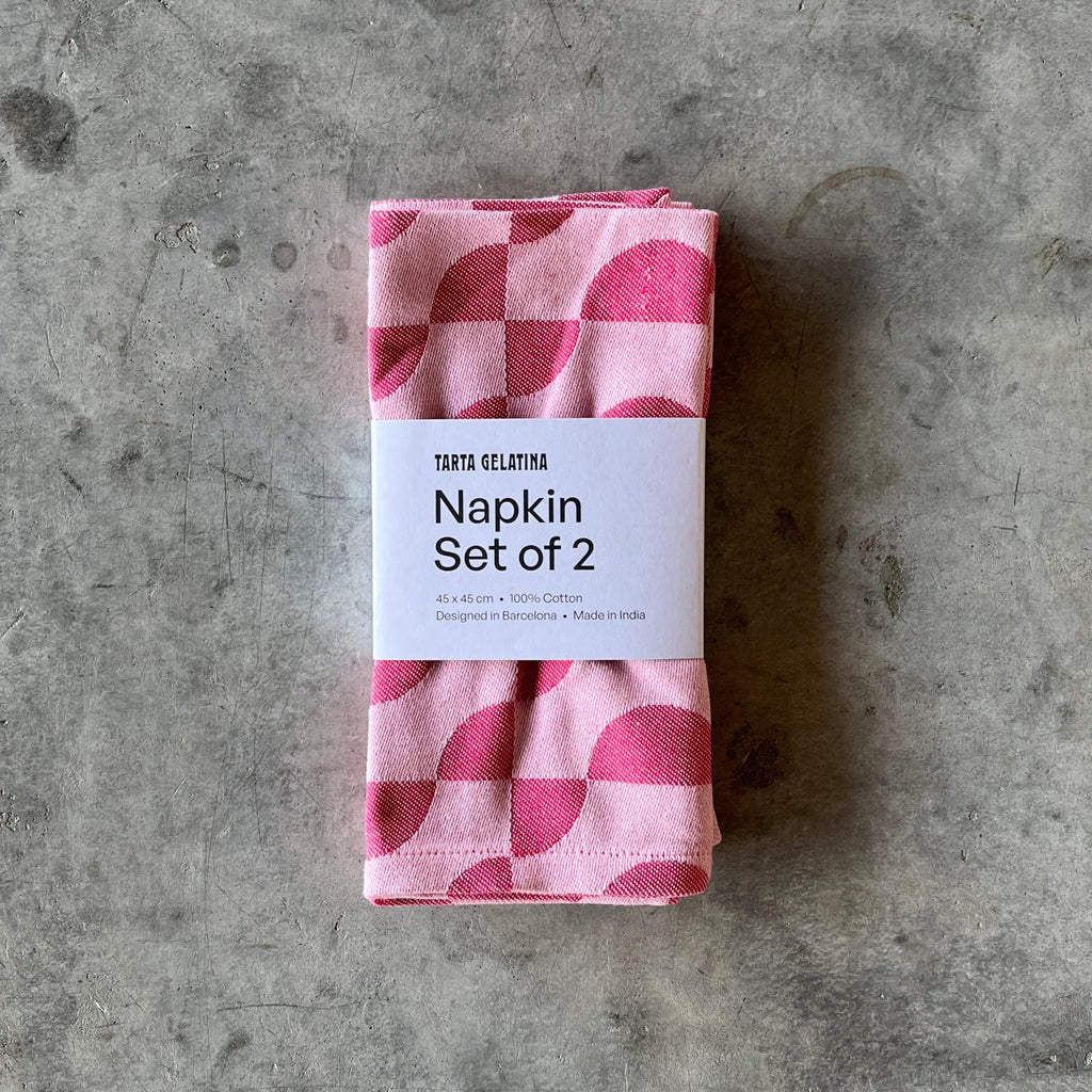 Tarta Gelatina - Patterned Napkin Set - Shop Duet