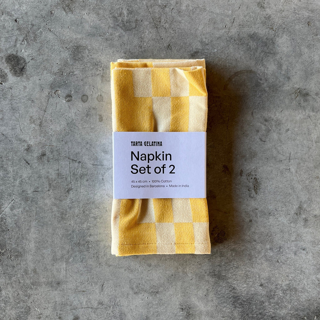 Tarta Gelatina - Patterned Napkin Set - Shop Duet