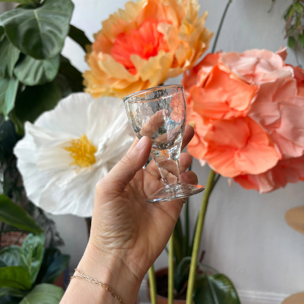 The Collective - Pebbled Footed Shot Glasses - Shop Duet