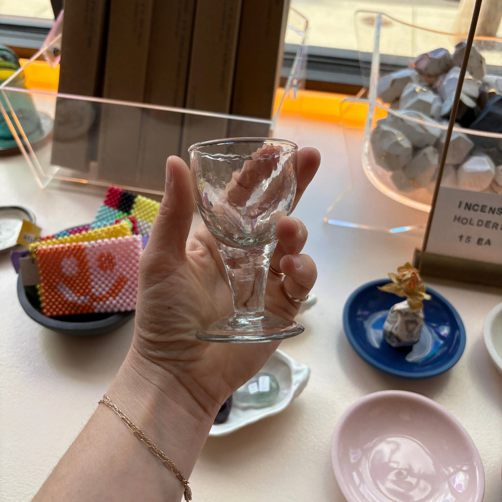 The Collective - Pebbled Footed Shot Glasses - Shop Duet