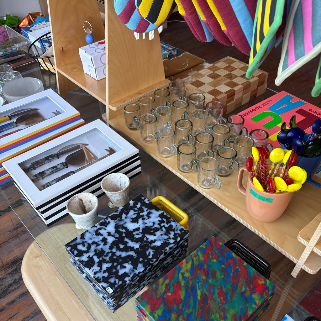 The Collective - Pebbled Footed Shot Glasses - Shop Duet