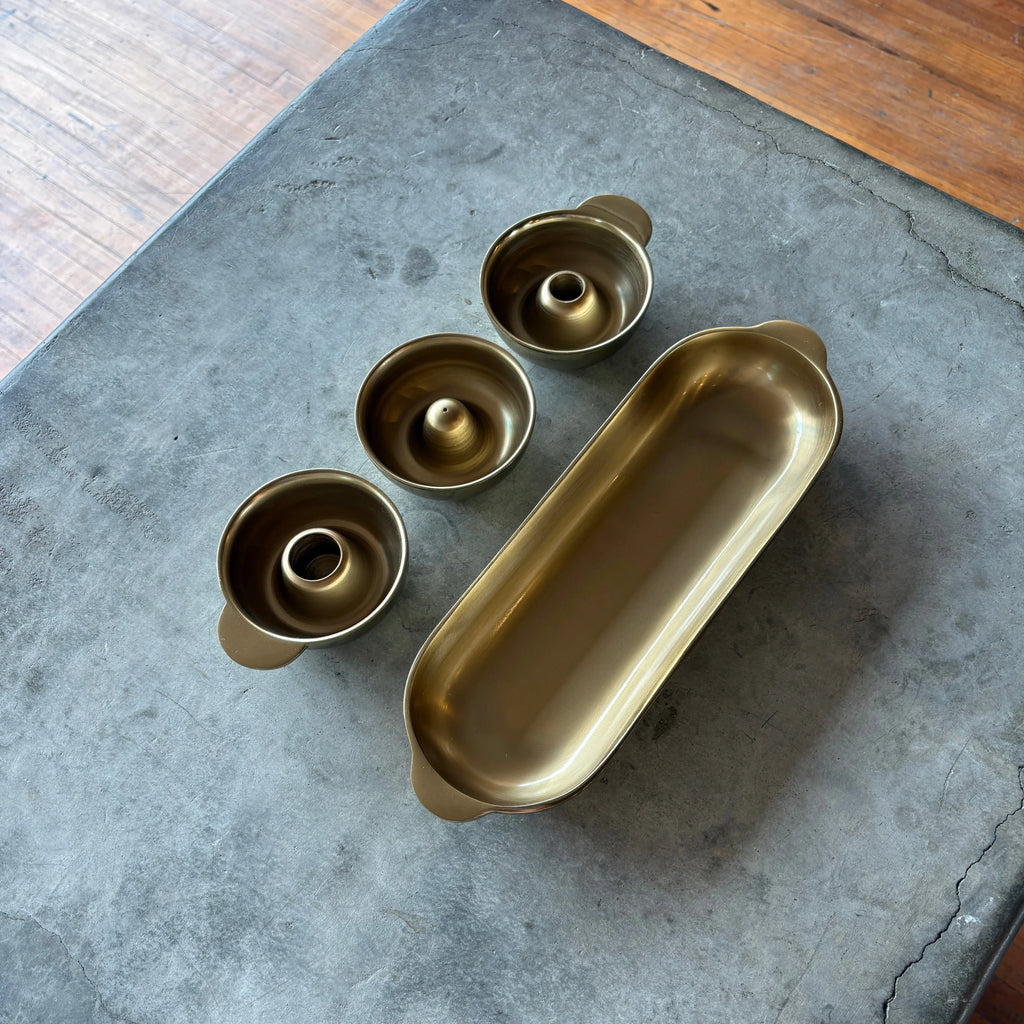 The Collective - Stinson Antique Brass Intention Set - Shop Duet