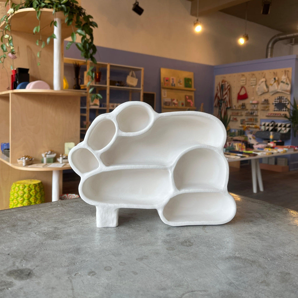 The Minimalist Ceramist - Cement Cave of Inspiration No. 1 Curio Shelf - Shop Duet