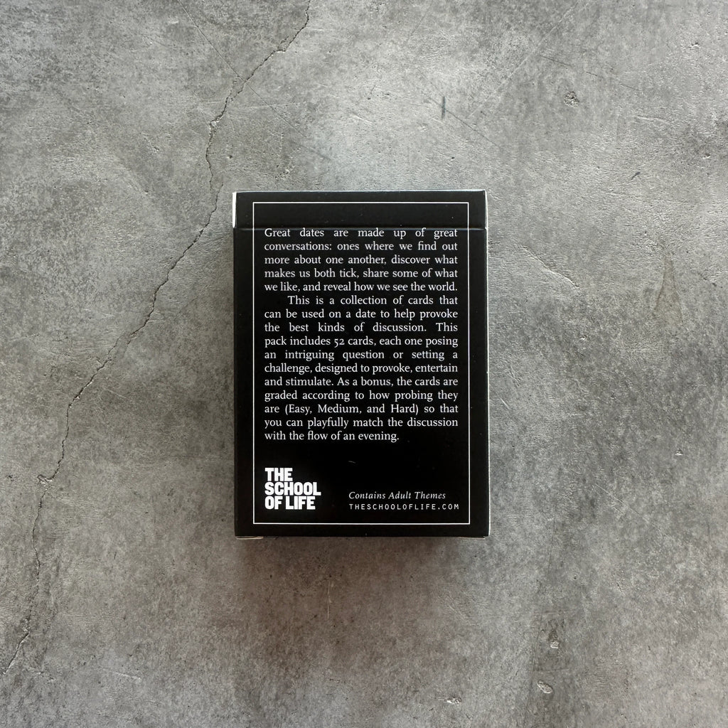 The School of Life - Dating Conversation Starter Cards - Shop Duet