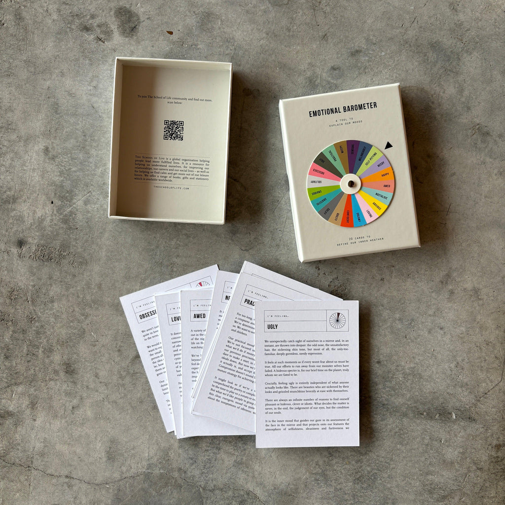 The School of Life - Emotional Barometer, Mood Tracker Cards - Shop Duet