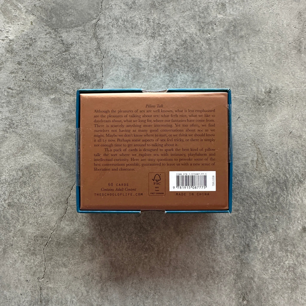 The School of Life - Pillow Talk Conversation Cards - Shop Duet