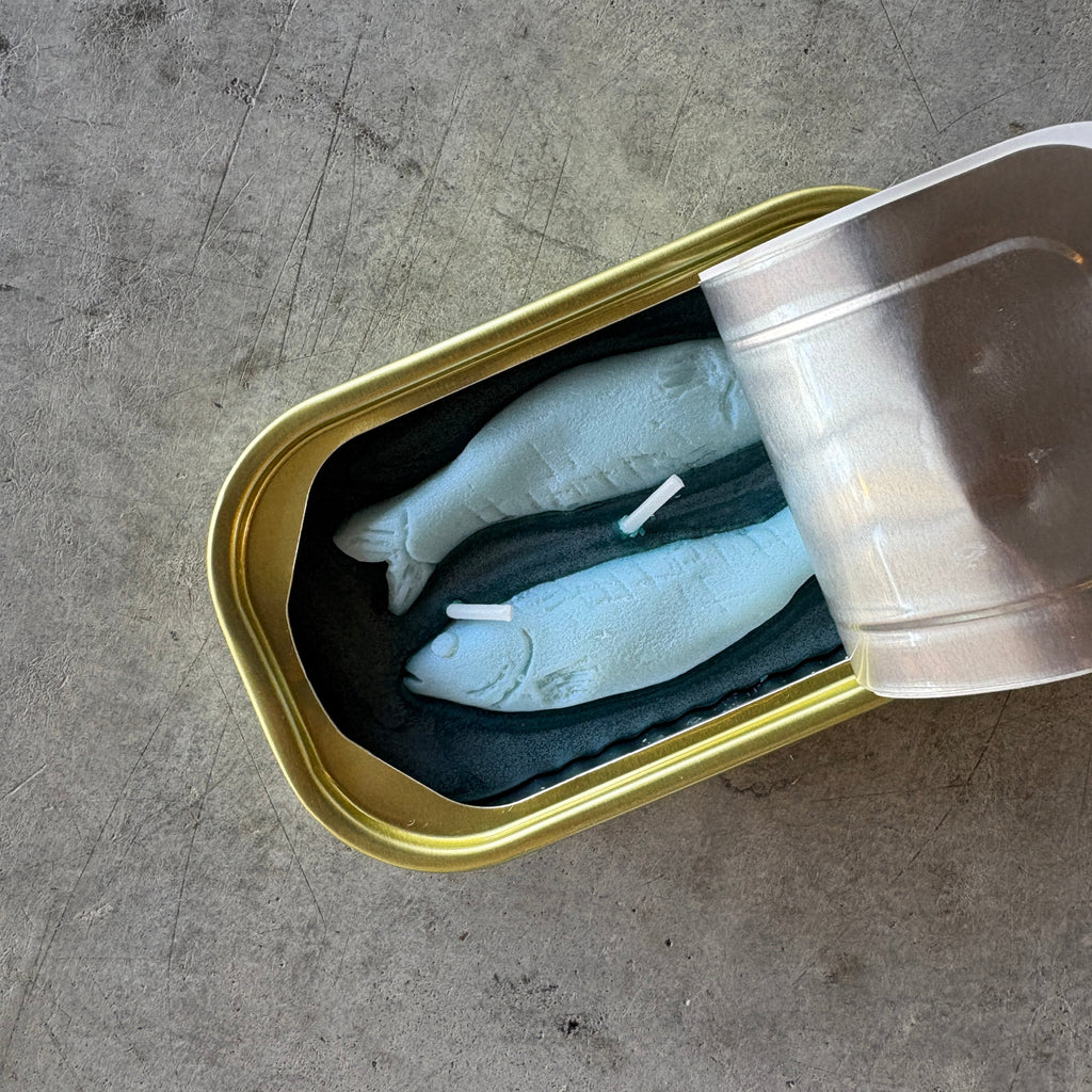 Tinned Candle - Tinned Fish Candle - Juniper & Fraser Fir - Shop Duet