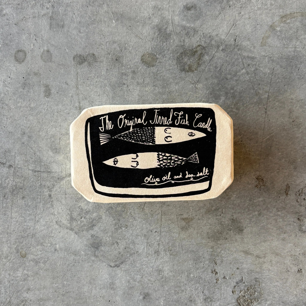 Tinned Candle - Tinned Fish Candle - Olive Oil & Sea Salt - Shop Duet