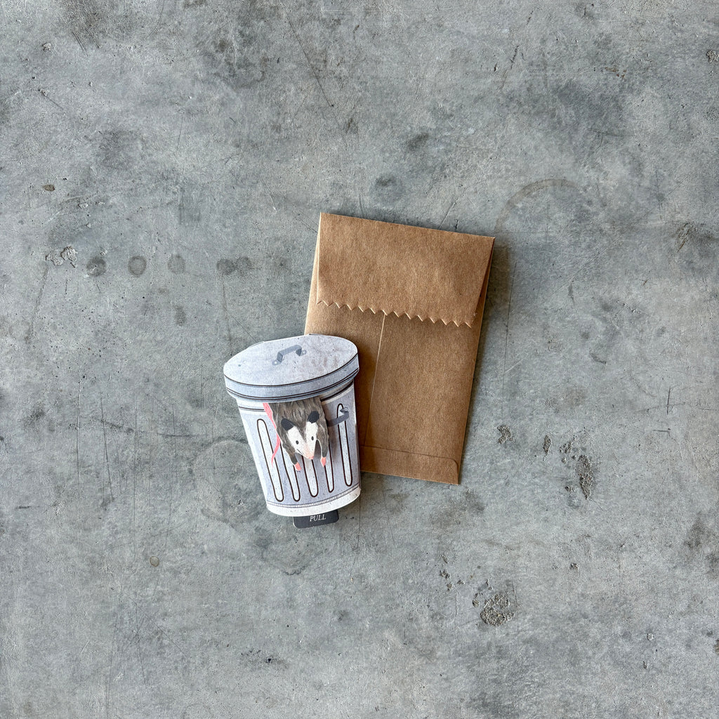 UWP Luxe - Trash Possum Mini Pop-Up Card - Shop Duet