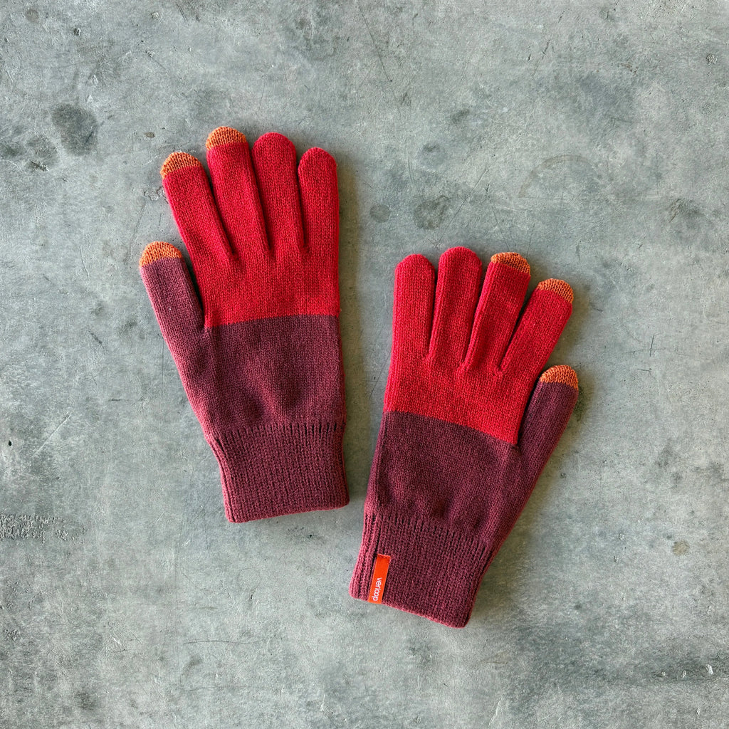 Verloop - Colorblock Knit Touchscreen Gloves - Shop Duet