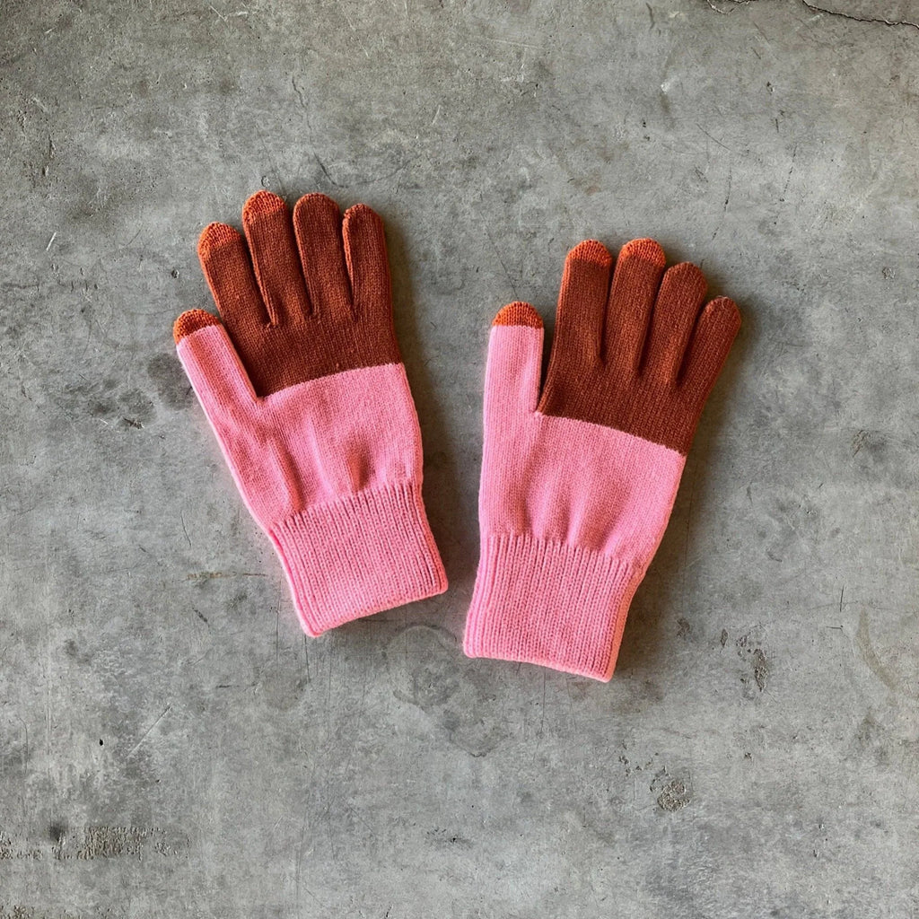 Verloop - Colorblock Knit Touchscreen Gloves - Shop Duet