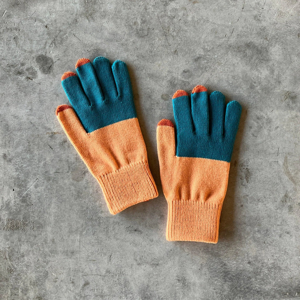 Verloop - Colorblock Knit Touchscreen Gloves - Shop Duet