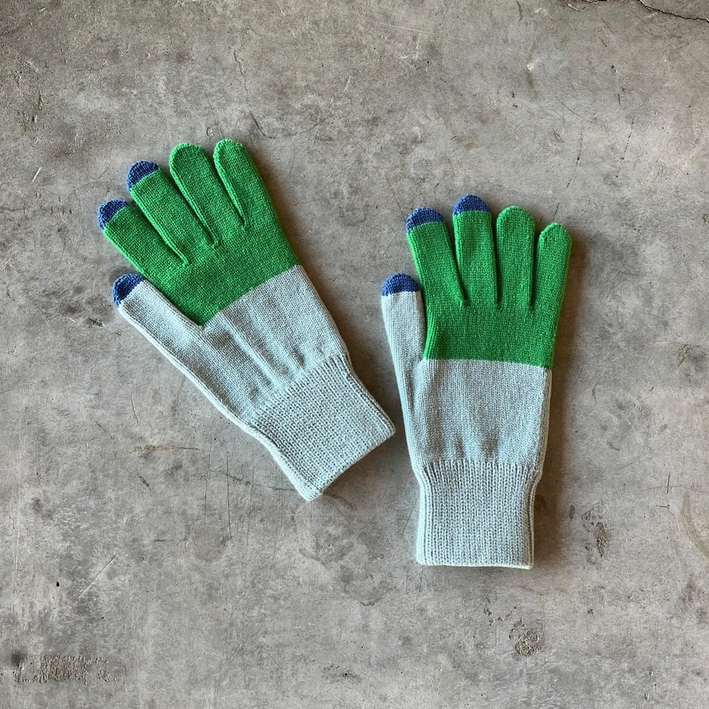 Verloop - Colorblock Knit Touchscreen Gloves - Shop Duet