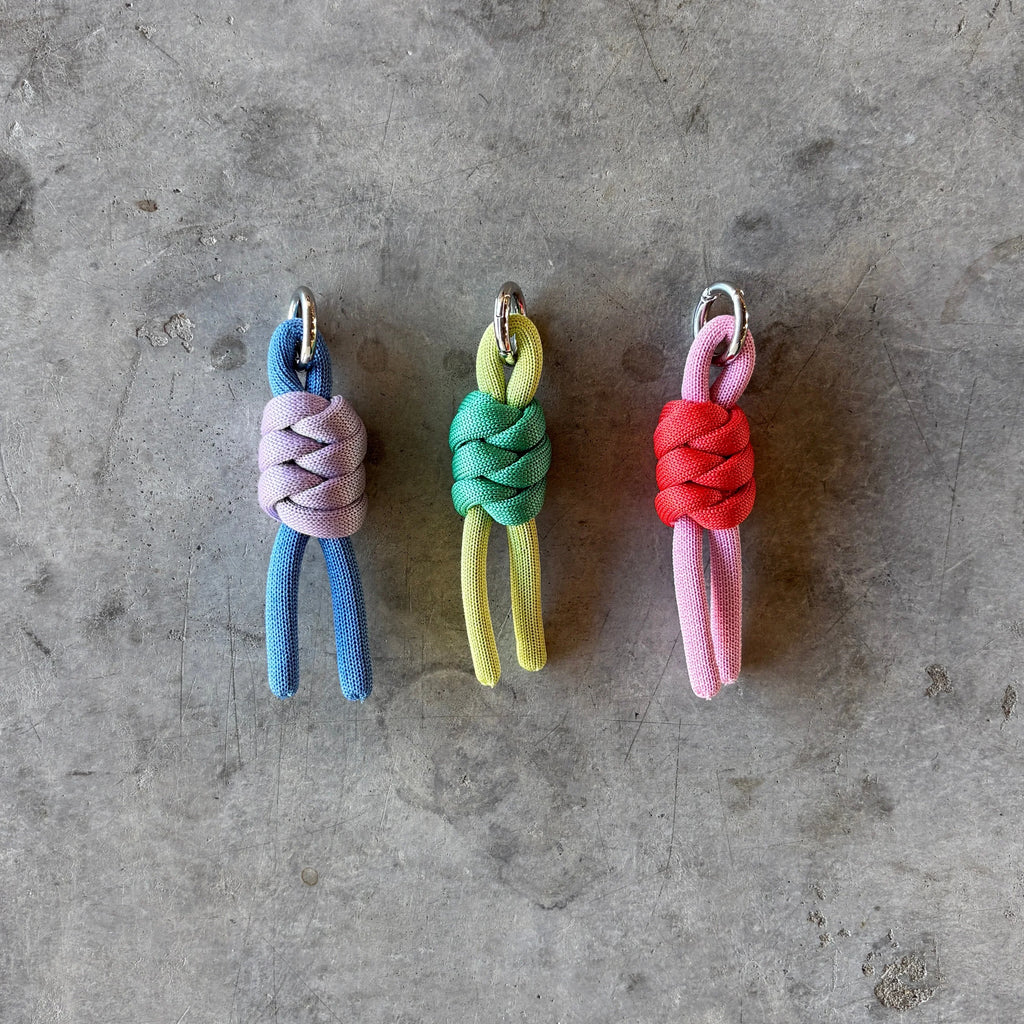 Verloop - Colorblock Knot Keychain - Shop Duet