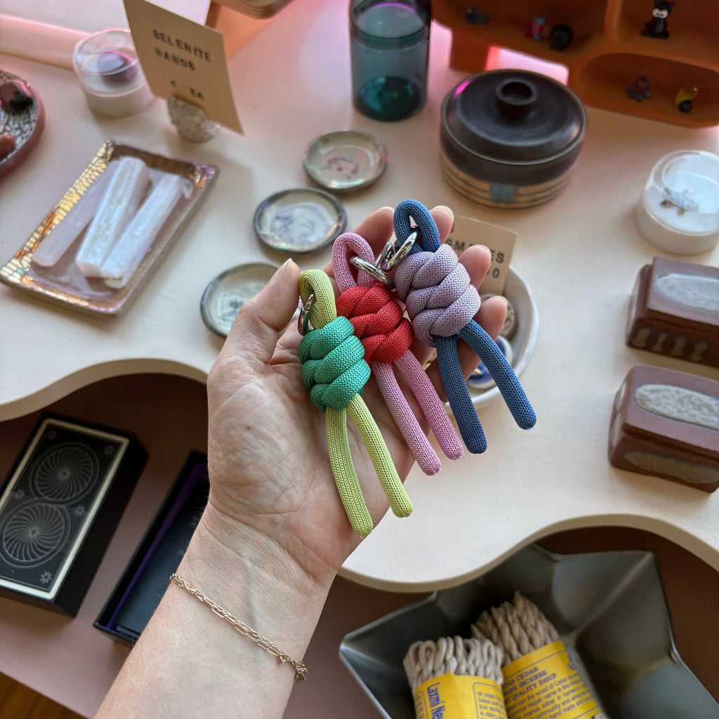 Verloop - Colorblock Knot Keychain - Shop Duet