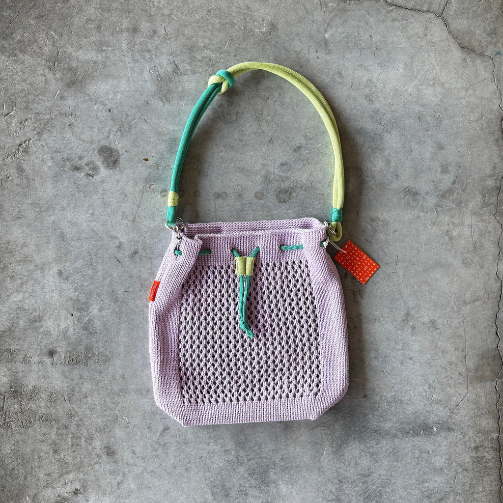 Verloop - Drawstring Raffia Mini Bag - Shop Duet